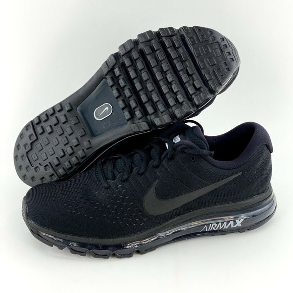 Nike Air Max 2017 Triple Black Men's Size 11-13 Sneakers Shoes - Picture 3 of 12